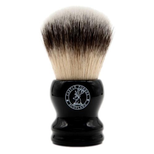 Castle Forbes Finest Quality Synthetic Black Shaving Brush