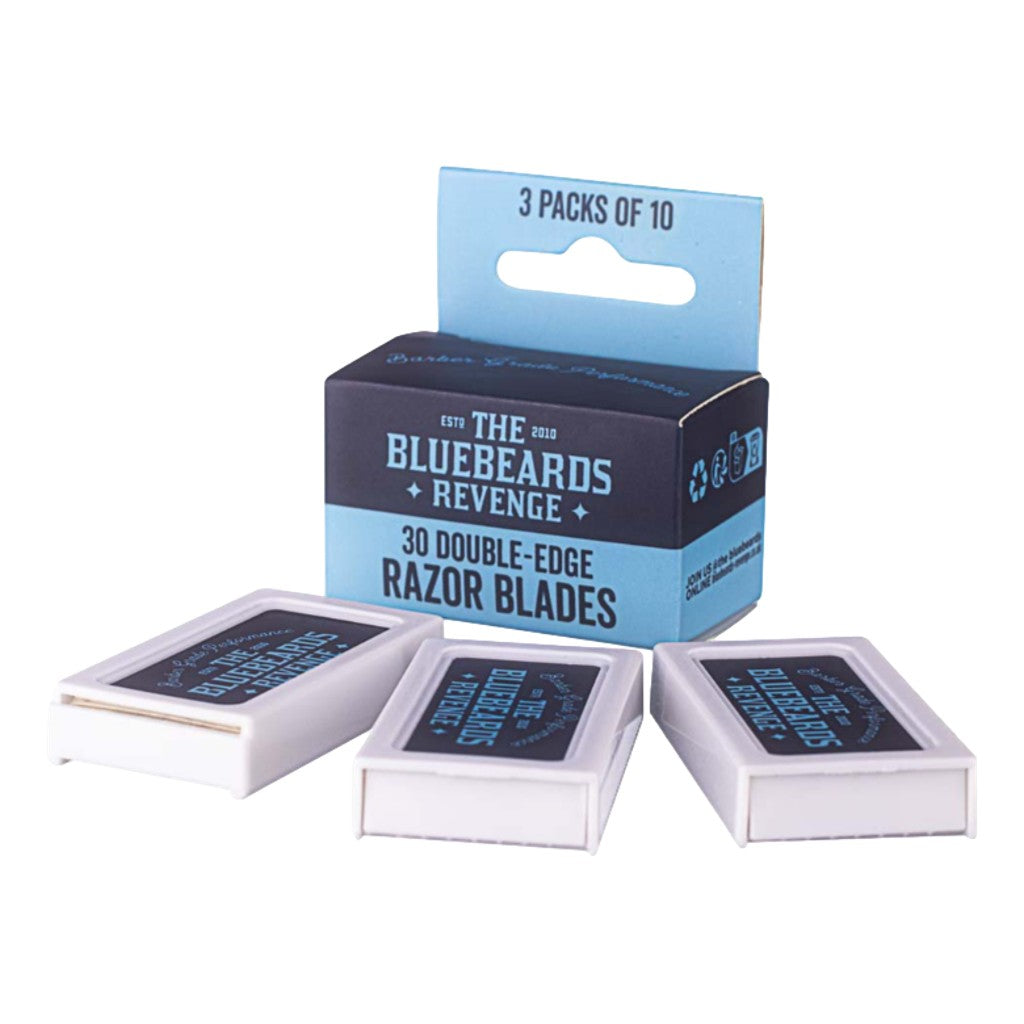 Bluebeards 复仇套装 100 片安全剃须刀刀片(10 包 10 片)