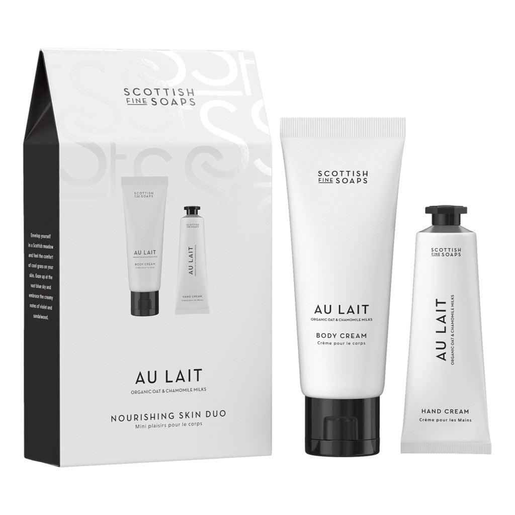 The Scottish Fine Soaps Au Lait Nourishing Skin Duo