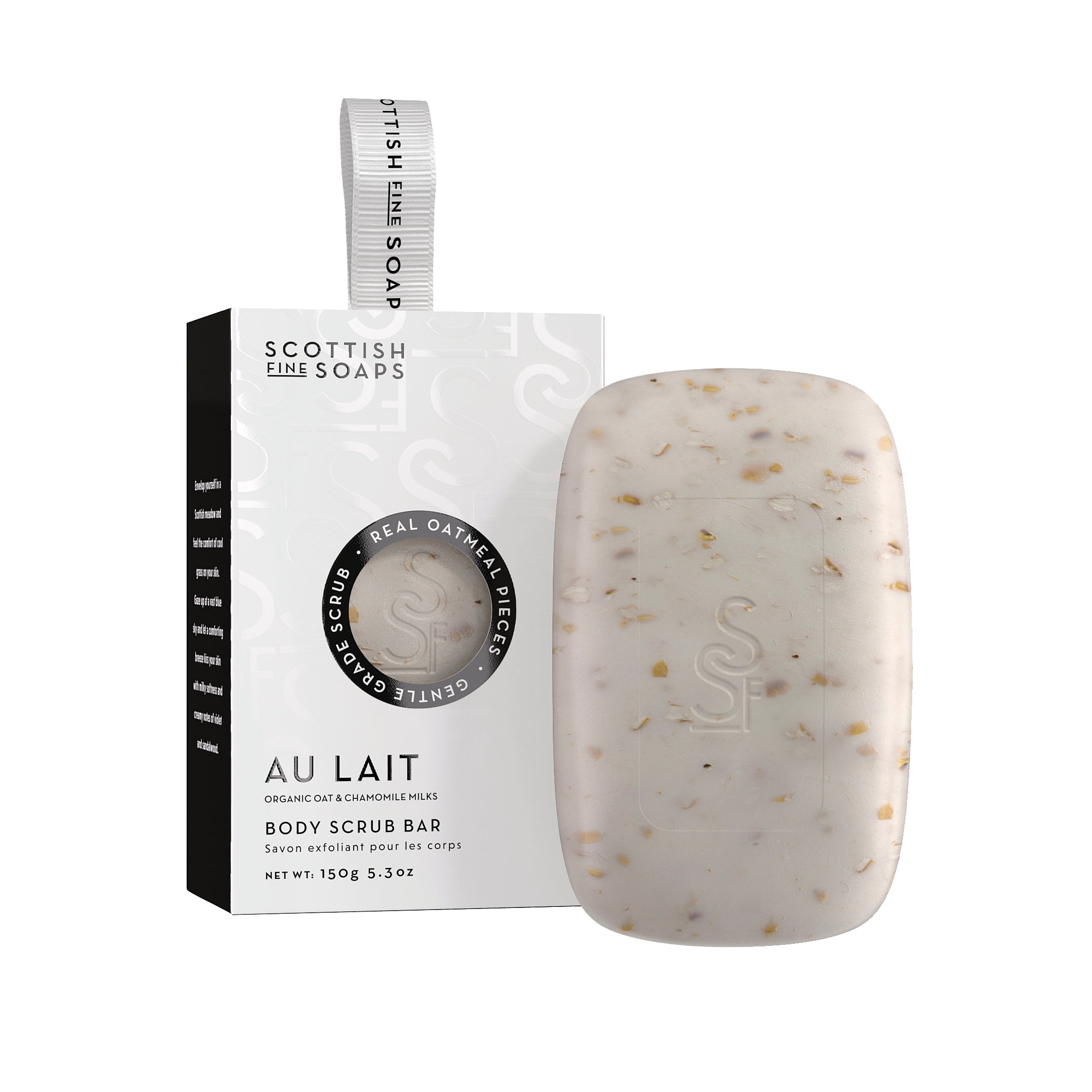 The Scottish Fine Soaps Au Lait Body Scrub Bar 150g