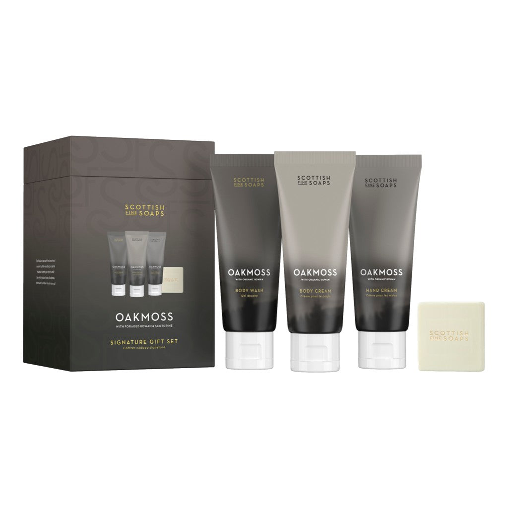 The Scottish Fine Soaps Oakmoss Signature Gift Set