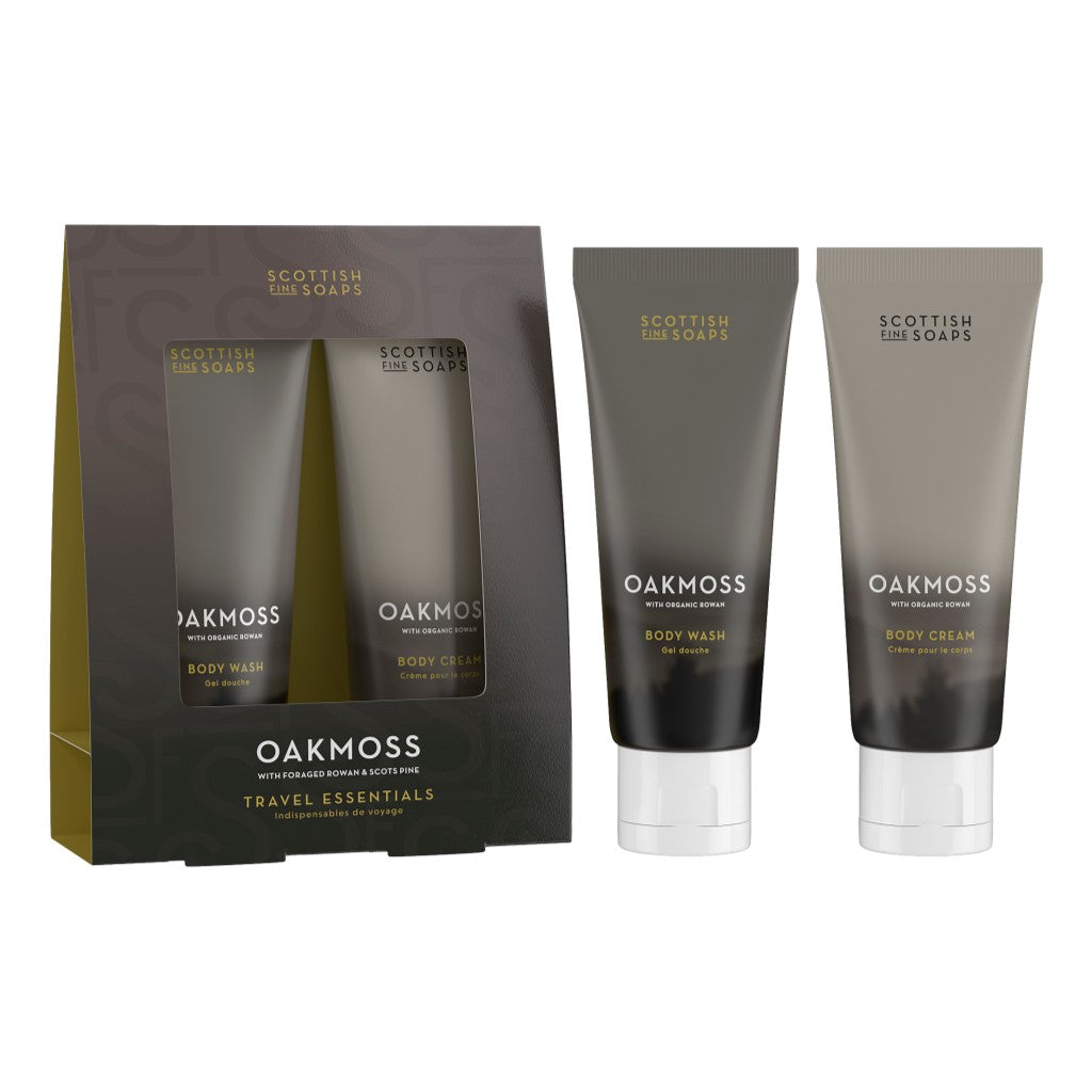 The Scottish Fine Soaps Oakmoss Travel Essentials