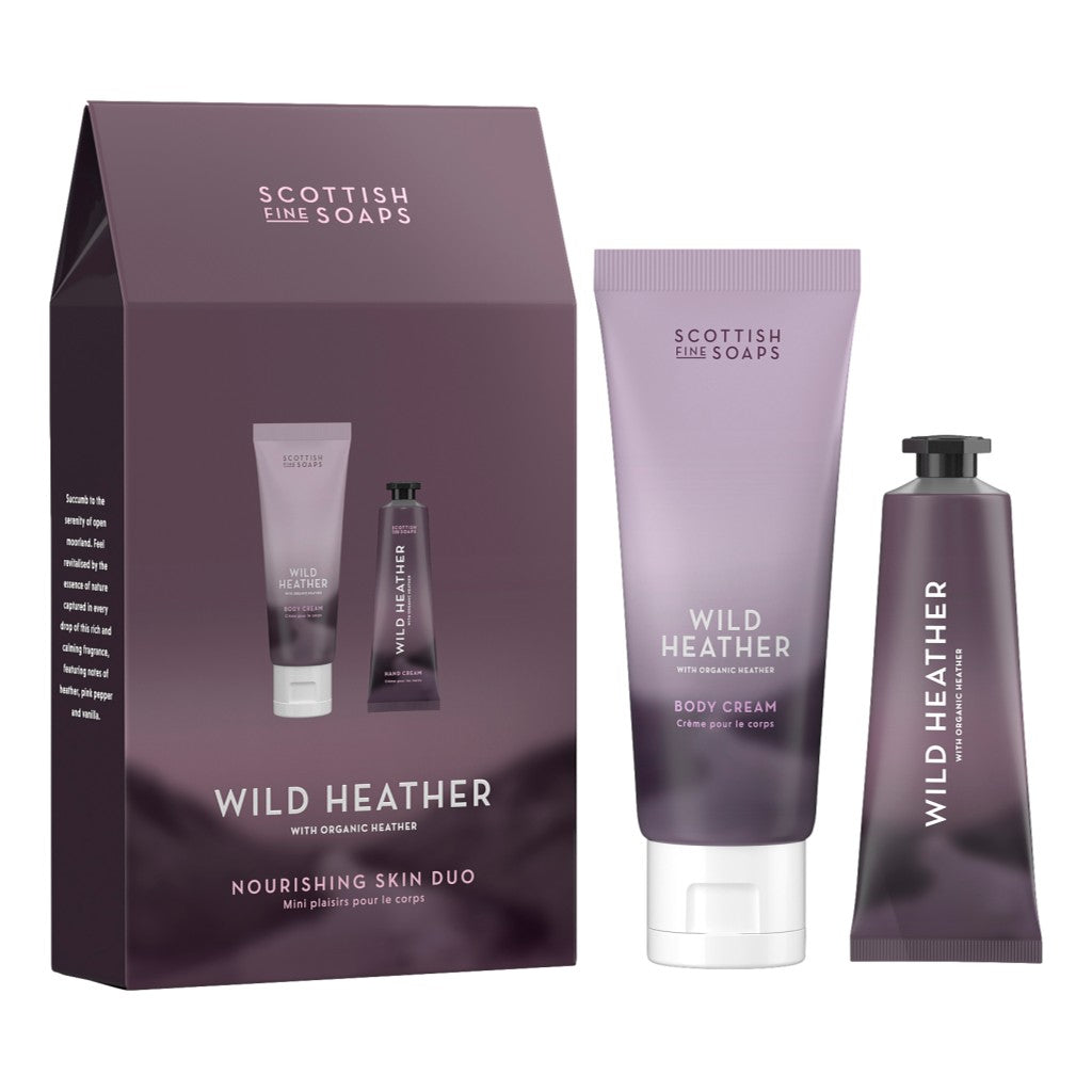 The Scottish Fine Soaps Wild Heather Nourishing Skin Duo