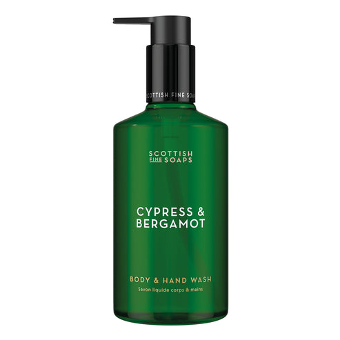 The Scottish Fine Soaps Cypress & Bergamot Body & Hand Wash 300ml