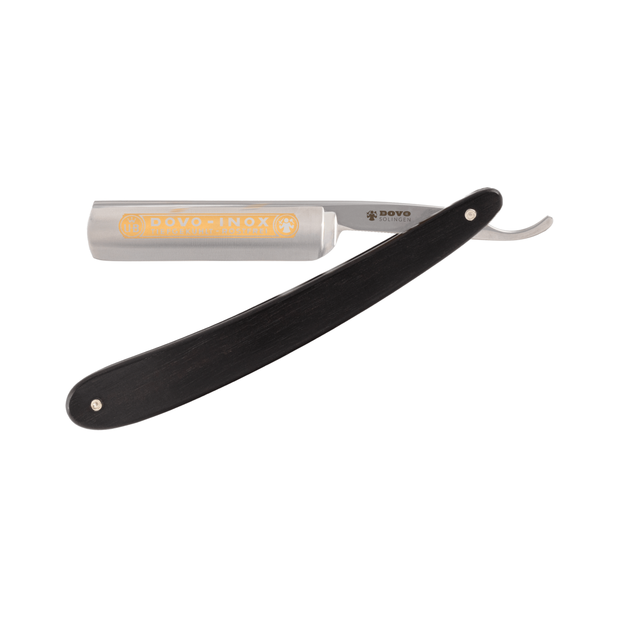 Dovo 'Inox' Ebony Wood Straight Razor 5/8"