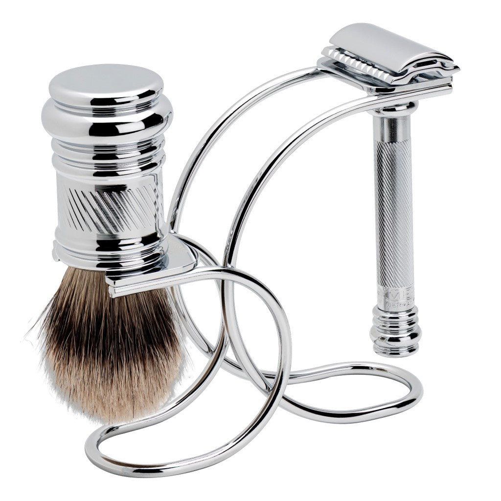 Merkur 3-Piece Chrome Shaving Set 3881 001