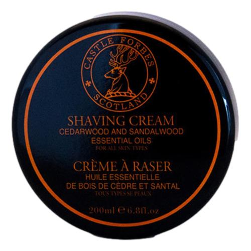 Castle Forbes Cedarwood and Sandalwood Shaving Cream 200ml