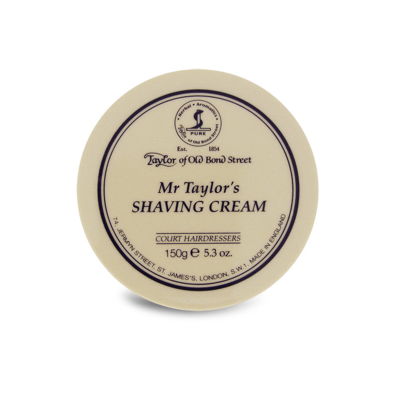 Taylor of Old Bond Street Mr Taylor Shaving Cream 150g - Cyril R. Salter