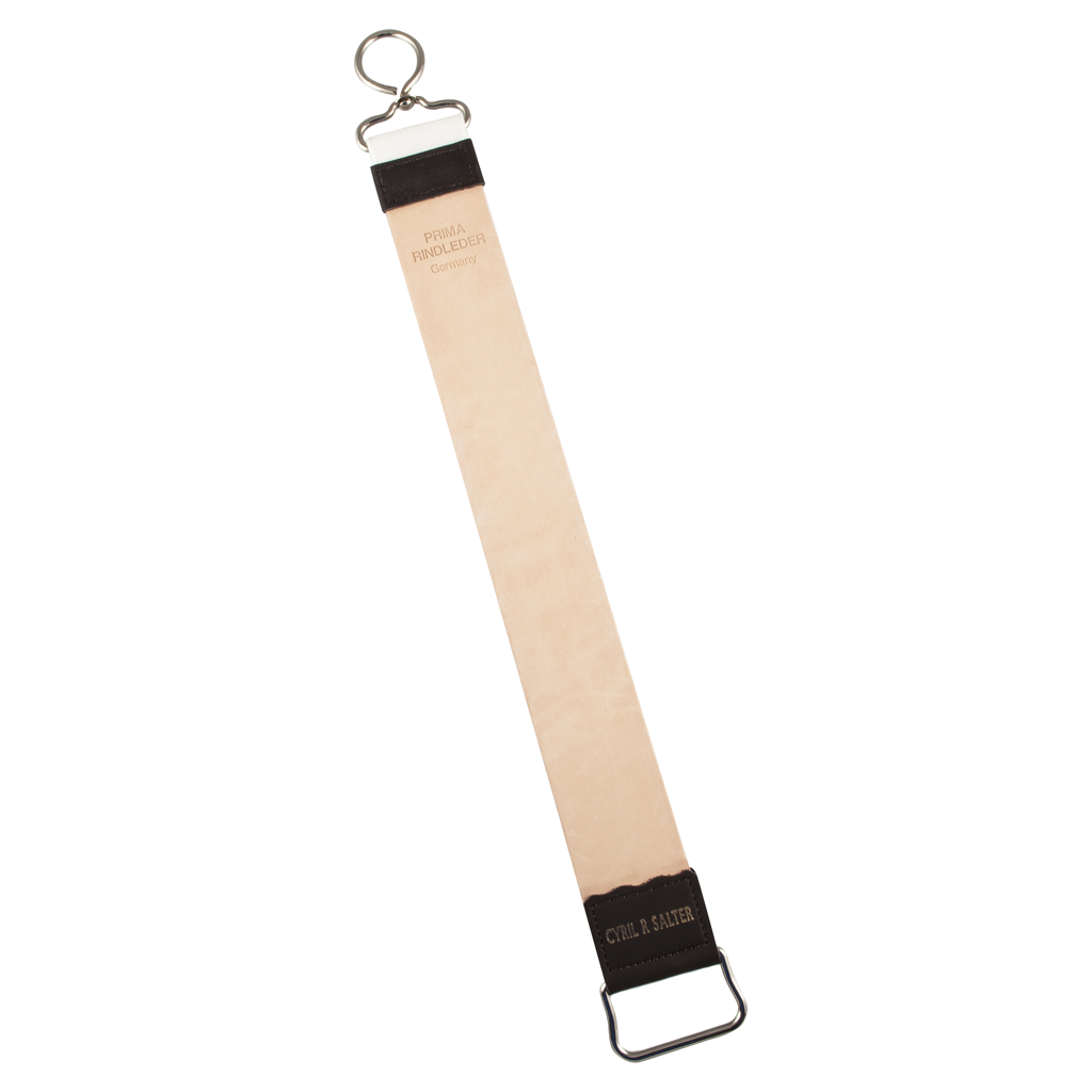 Cyril R. Salter Small Leather and Canvas Hanging Strop with Hook
