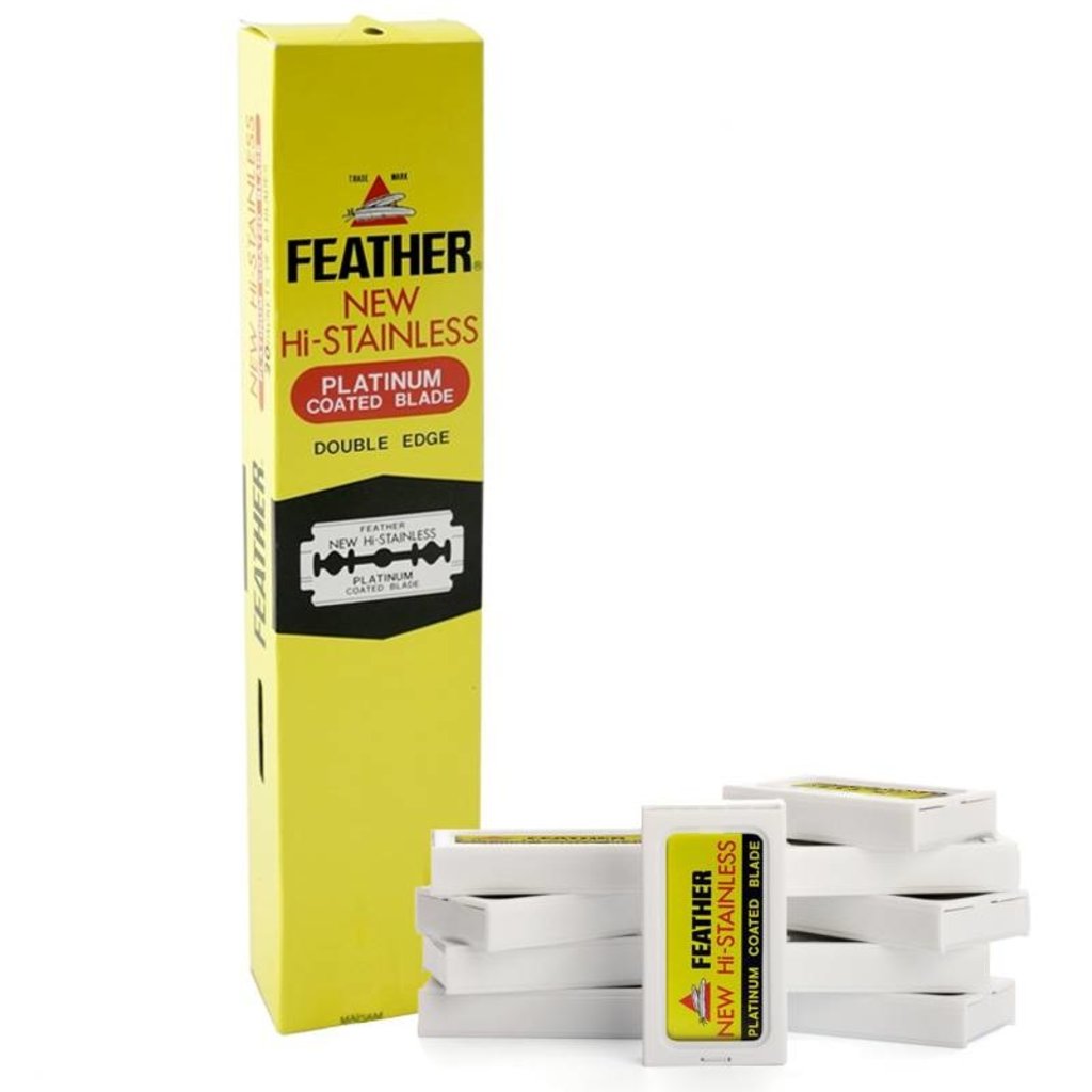 Feather Hi-Stainless Double Edge Razor Blades