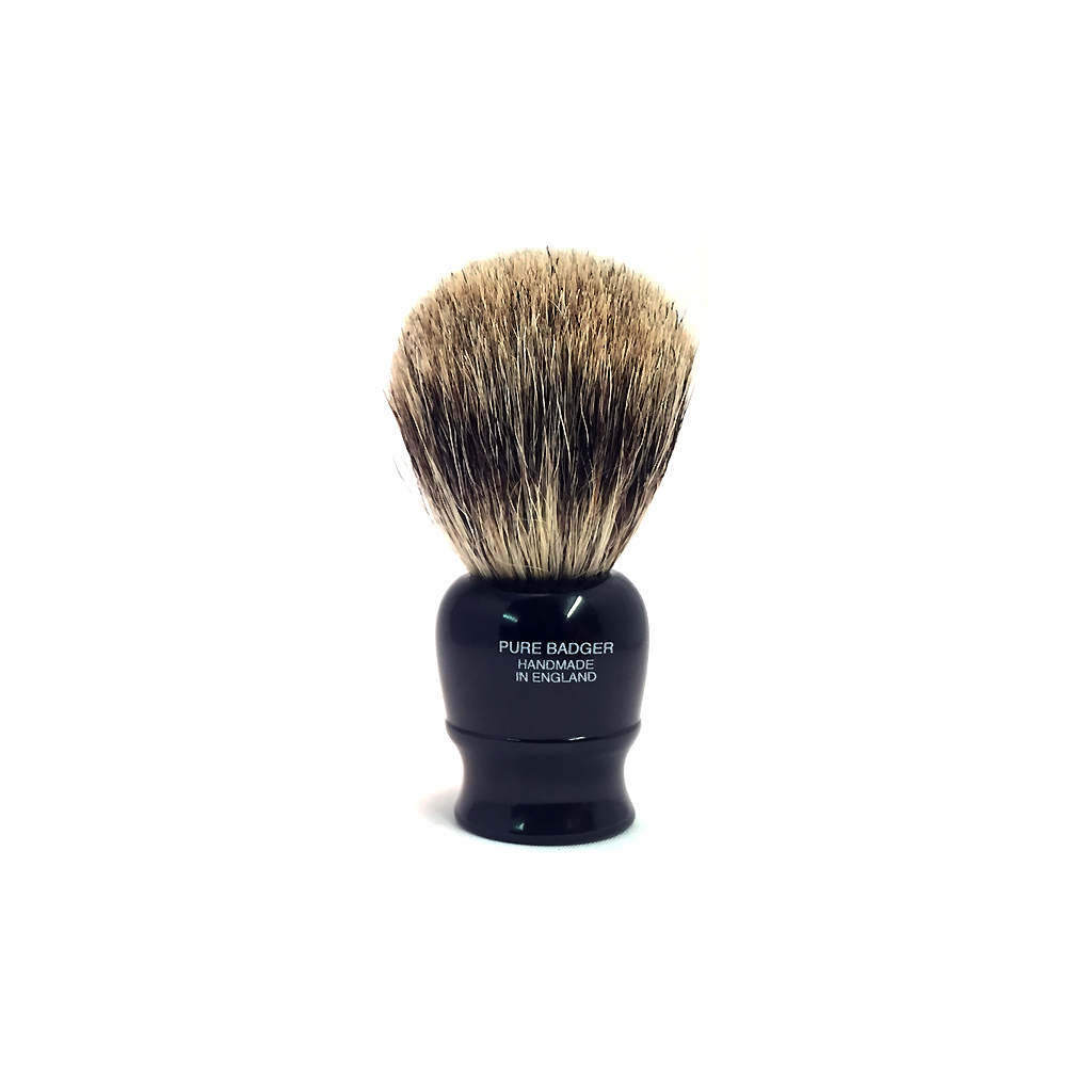 Cyril R. Salter Pure Badger Ebony Travel Shaving Brush