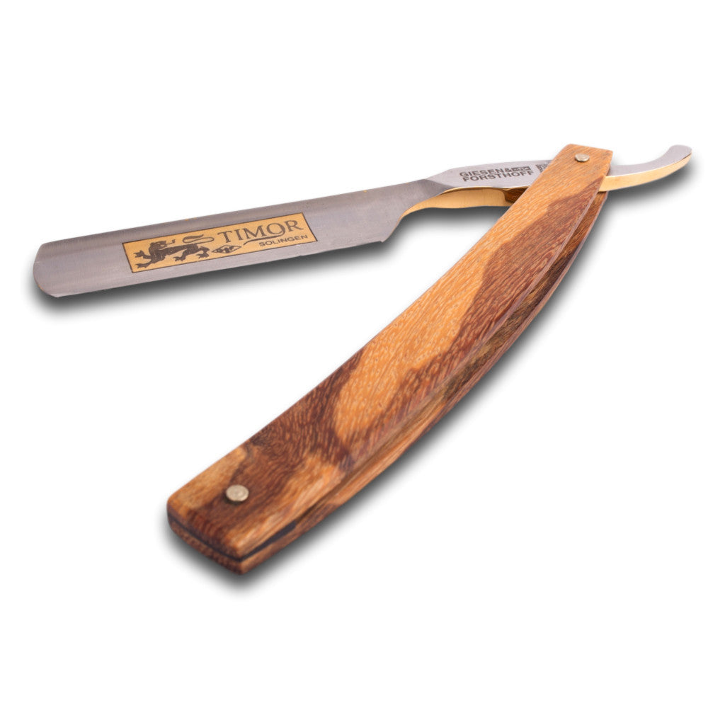 Giesen & Forsthoff 'Timor Lion' Marblewood Straight Razor - Cyril R. Salter
