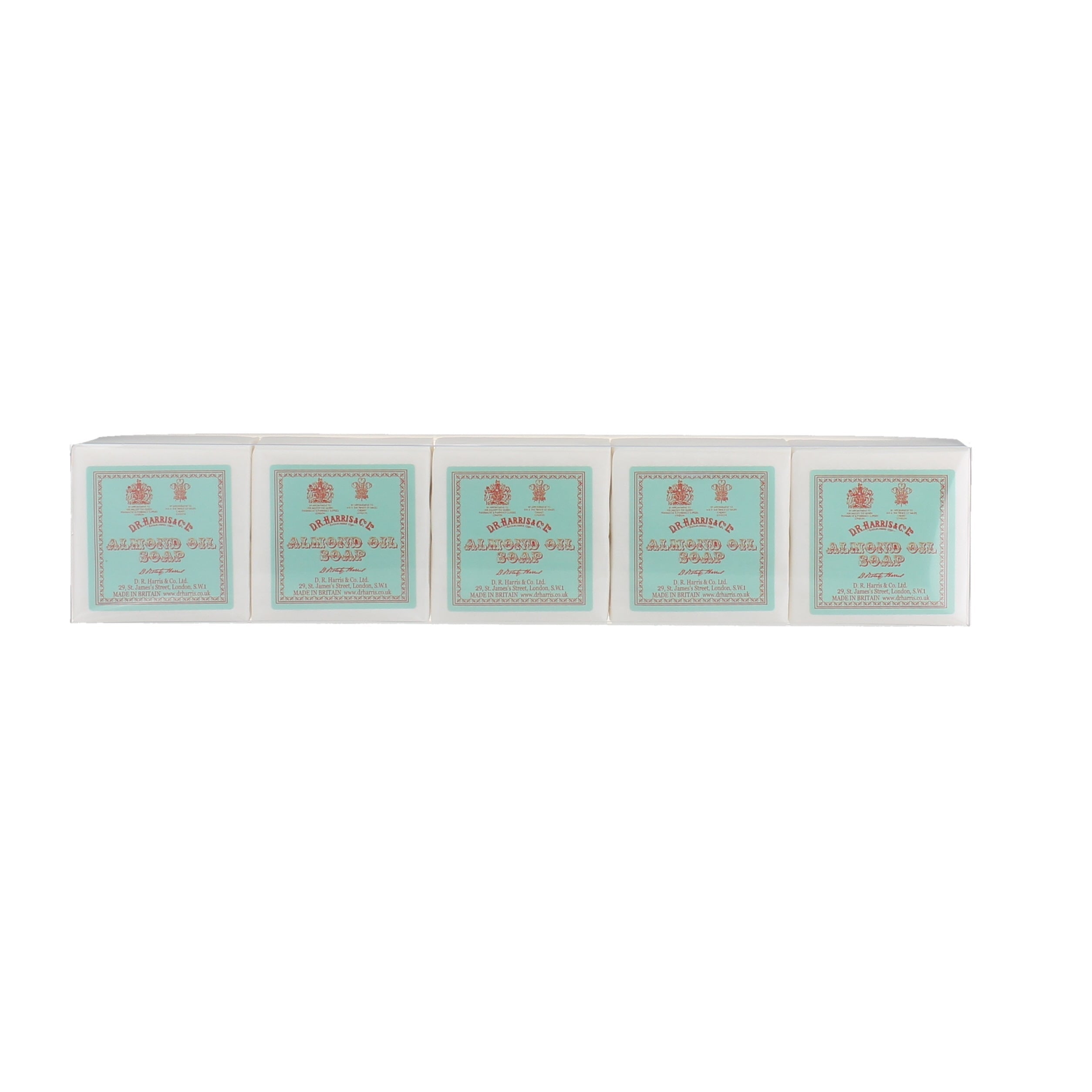 D.R. Harris Almond Oil Guest Soap 5 x 40g Pack