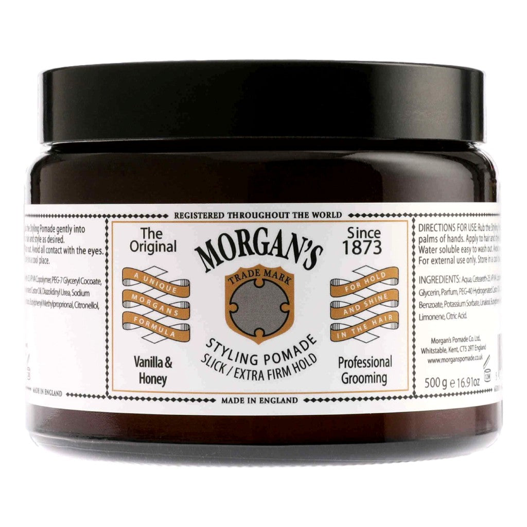 Morgan's Vanilla & Honey Extra Firm Hold Pomade - Cyril R. Salter