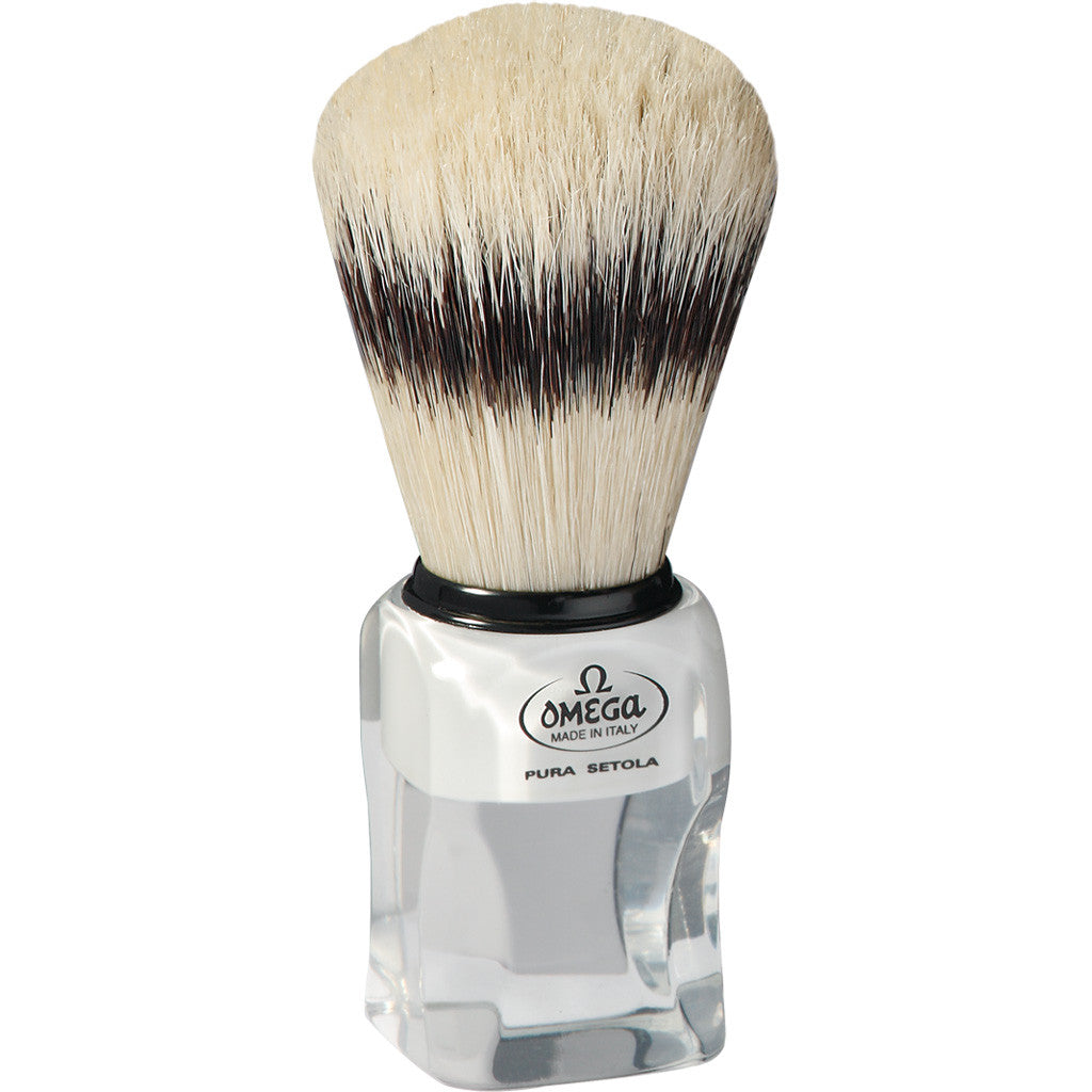 Omega Badger Imitation Hog Bristle Shaving Brush 81020 - Cyril R. Salter