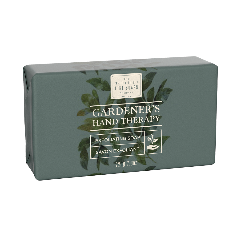 The Scottish Fine Soaps Gardener's Therapy Exfoliating Soap Bar 220g