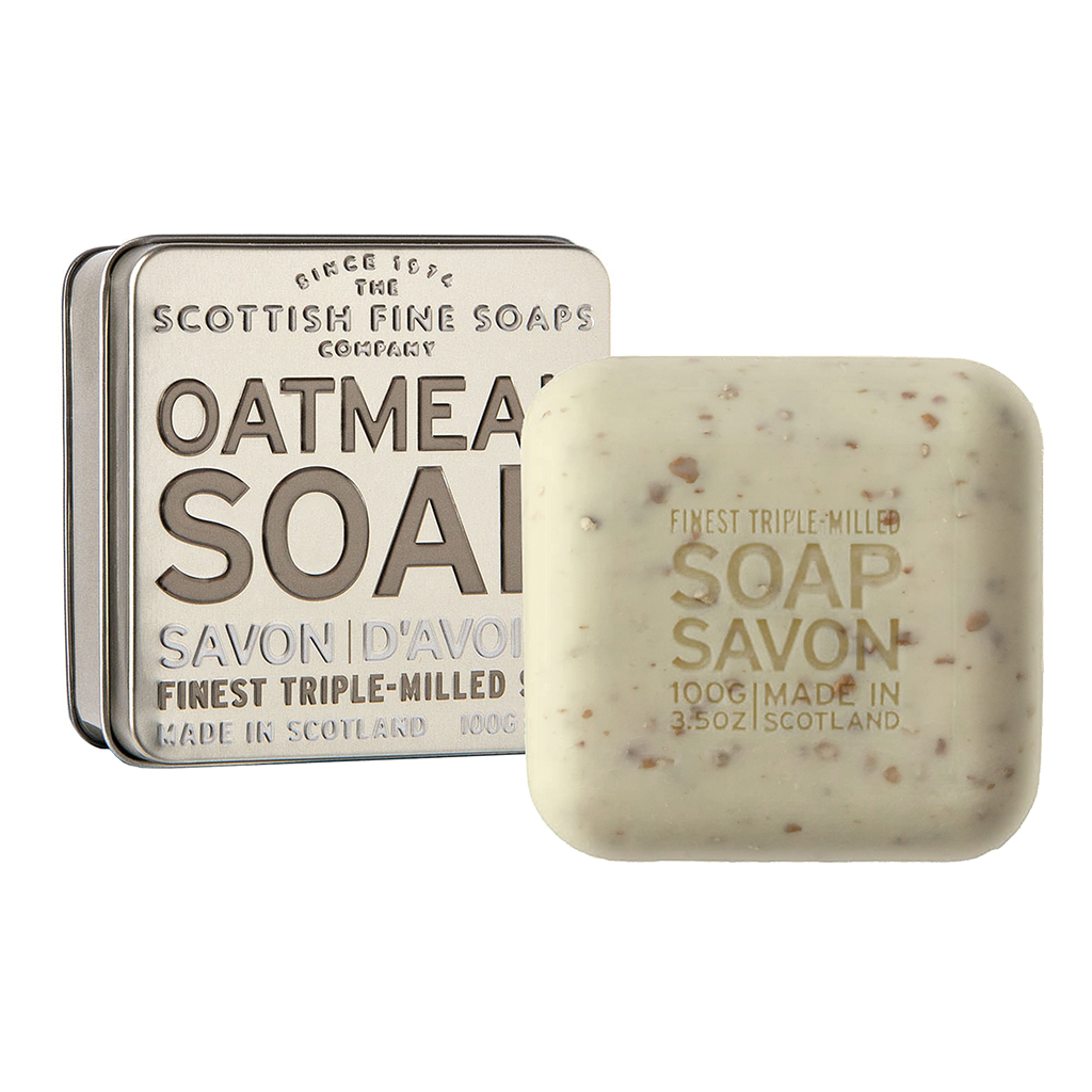 The Scottish Fine Soaps Company Soap In A Tin – Oatmeal 100g