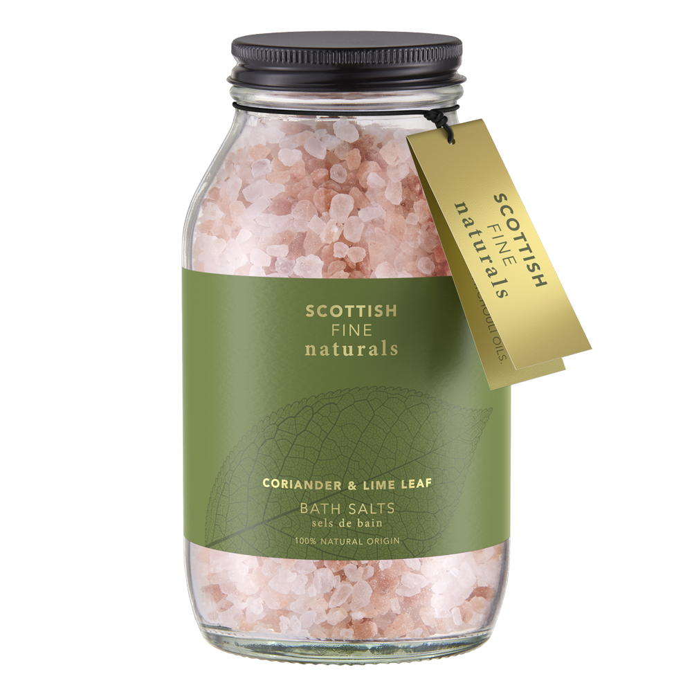 The Scottish Fine Soaps Naturals Bath Salts 500g Glass Jar