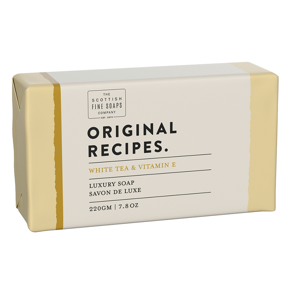 The Scottish Fine Soaps Company White Tea & Vitamin E Soap Bar 220g