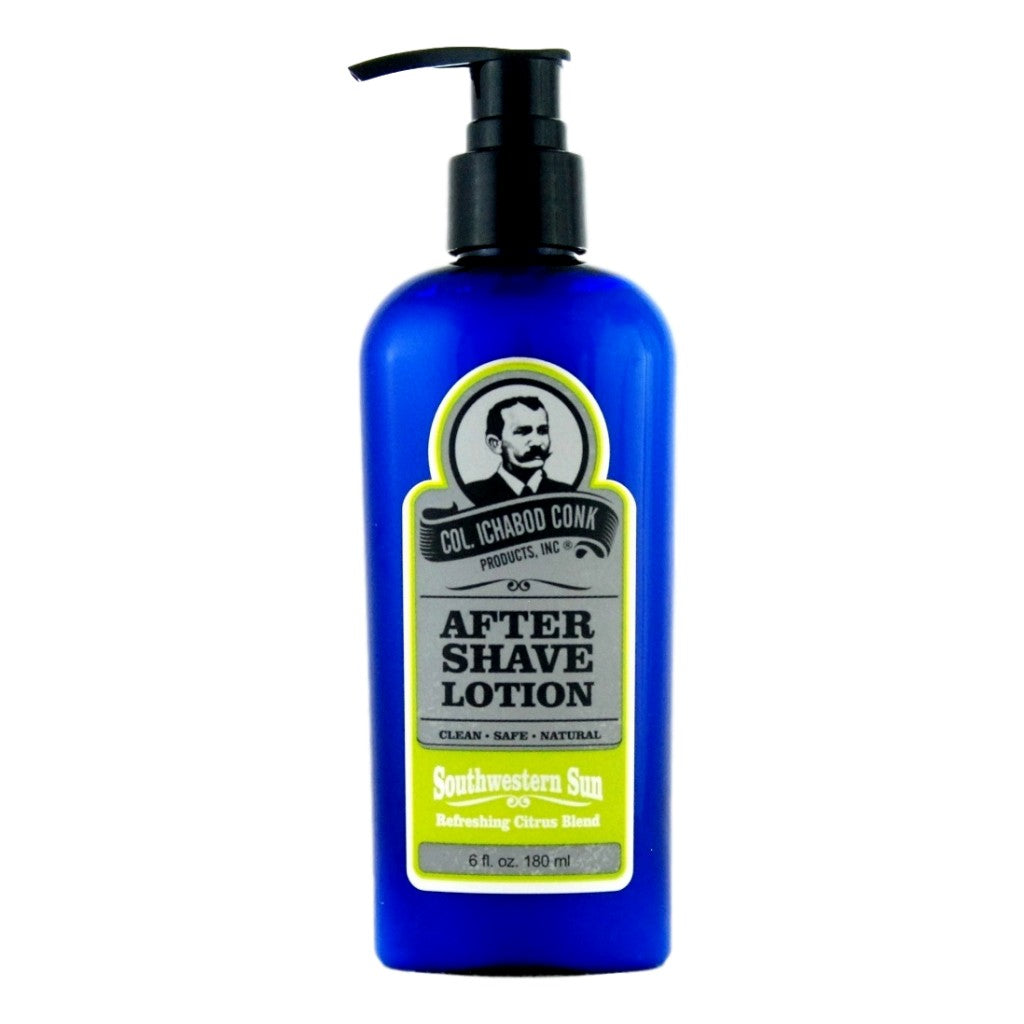 Colonel Conk’s Natural After Shave Lotion - Southwestern Sun 180ml - Cyril R. Salter | Trade Suppliers of Gentlemen's Grooming Products