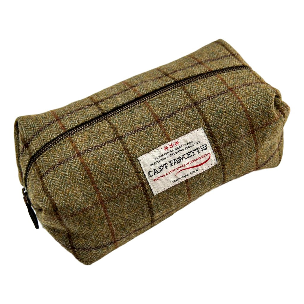 Captain Fawcett's Tweed Wash Bag (CF.318)