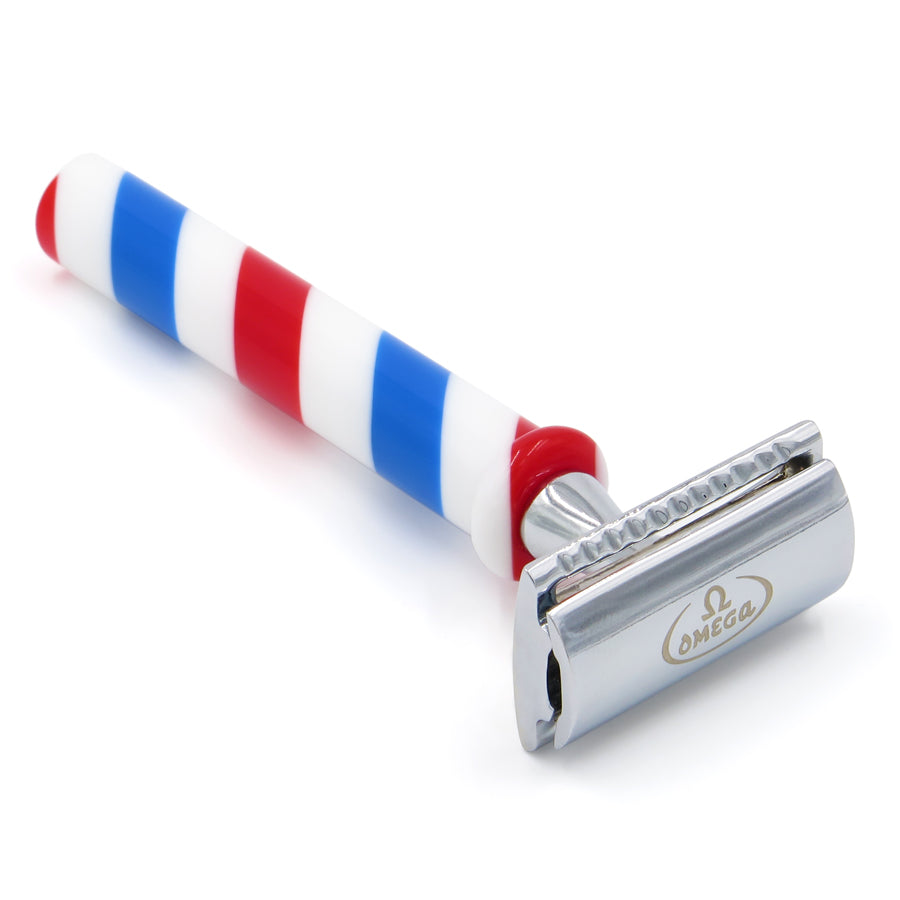Omega "Barber Pole" Double Edge Safety Razor D5735 - Cyril R. Salter