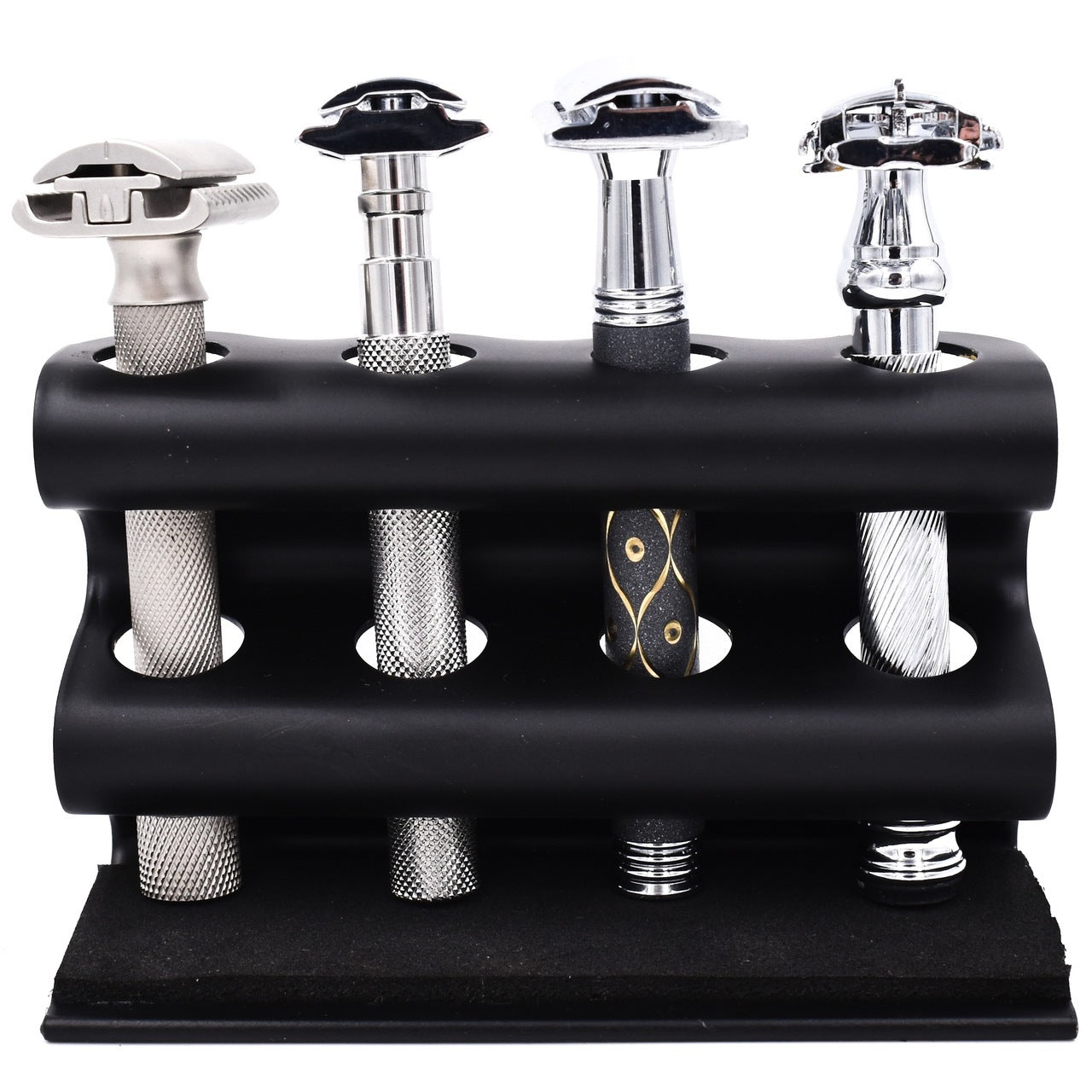 Parker Caddy 4 Razor Stand Black - Cyril R. Salter | Trade Suppliers of Gentlemen's Grooming Products