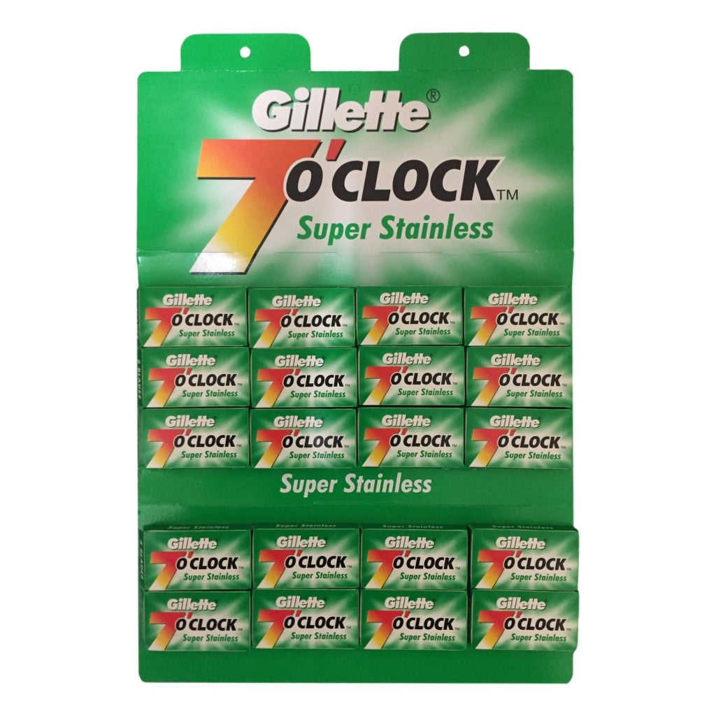Gillette 7 O'Clock Super Stainless Safety Razor Blades - Cyril R. Salter