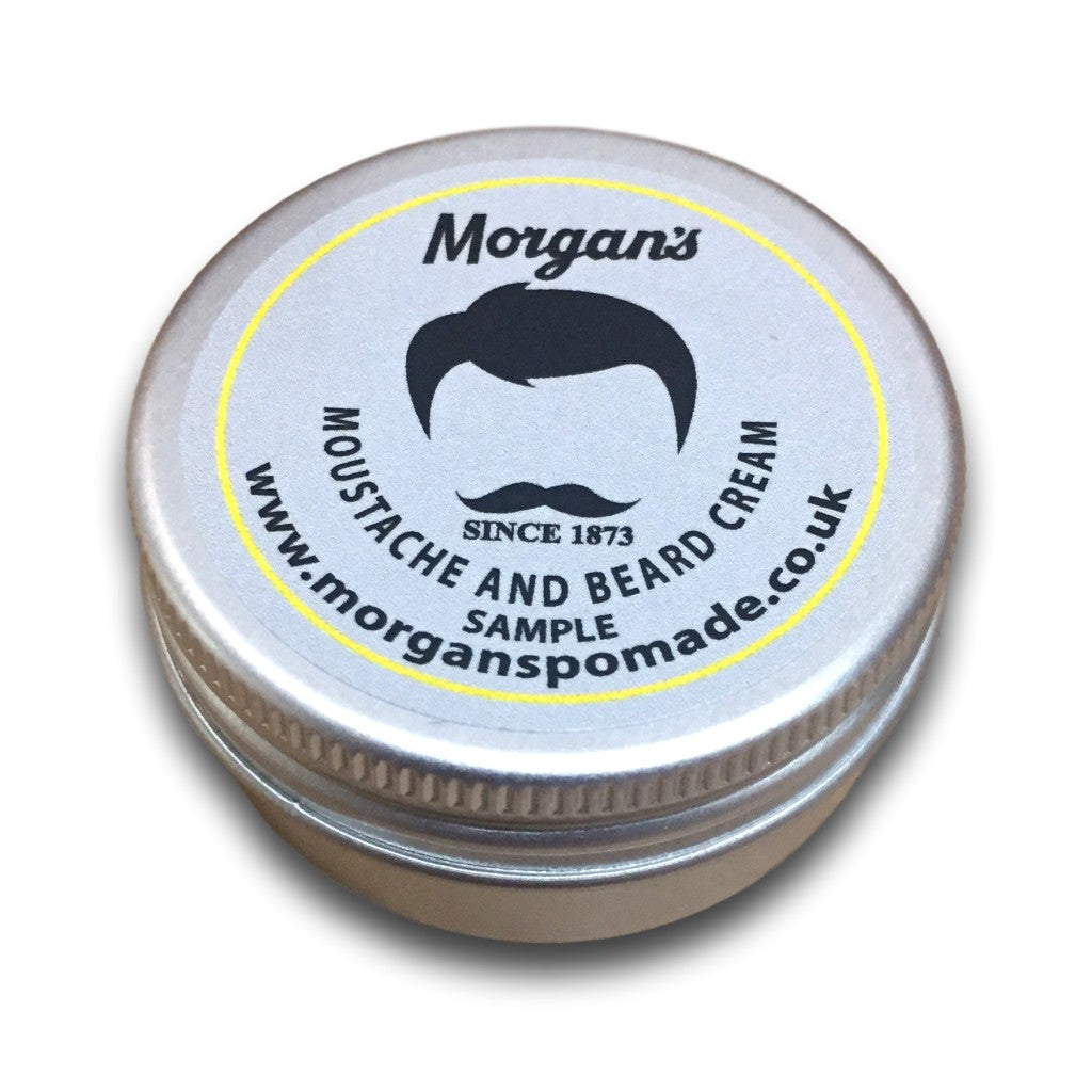 Morgan’s Pocket Sized Moustache & Beard Cream 15g Tin - Cyril R. Salter