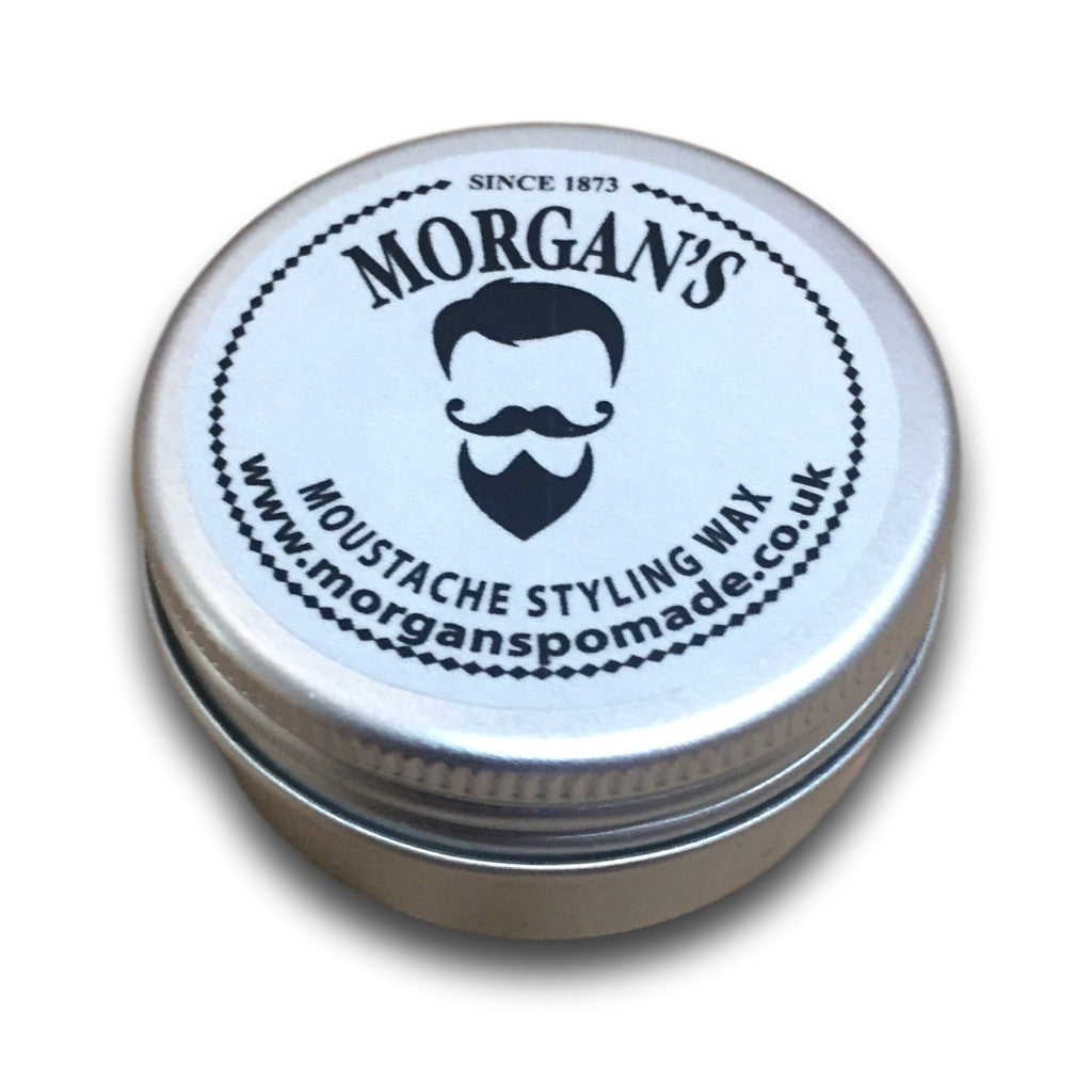 Morgan’s Pocket sized Moustache Styling Wax 15g Tin - Cyril R. Salter
