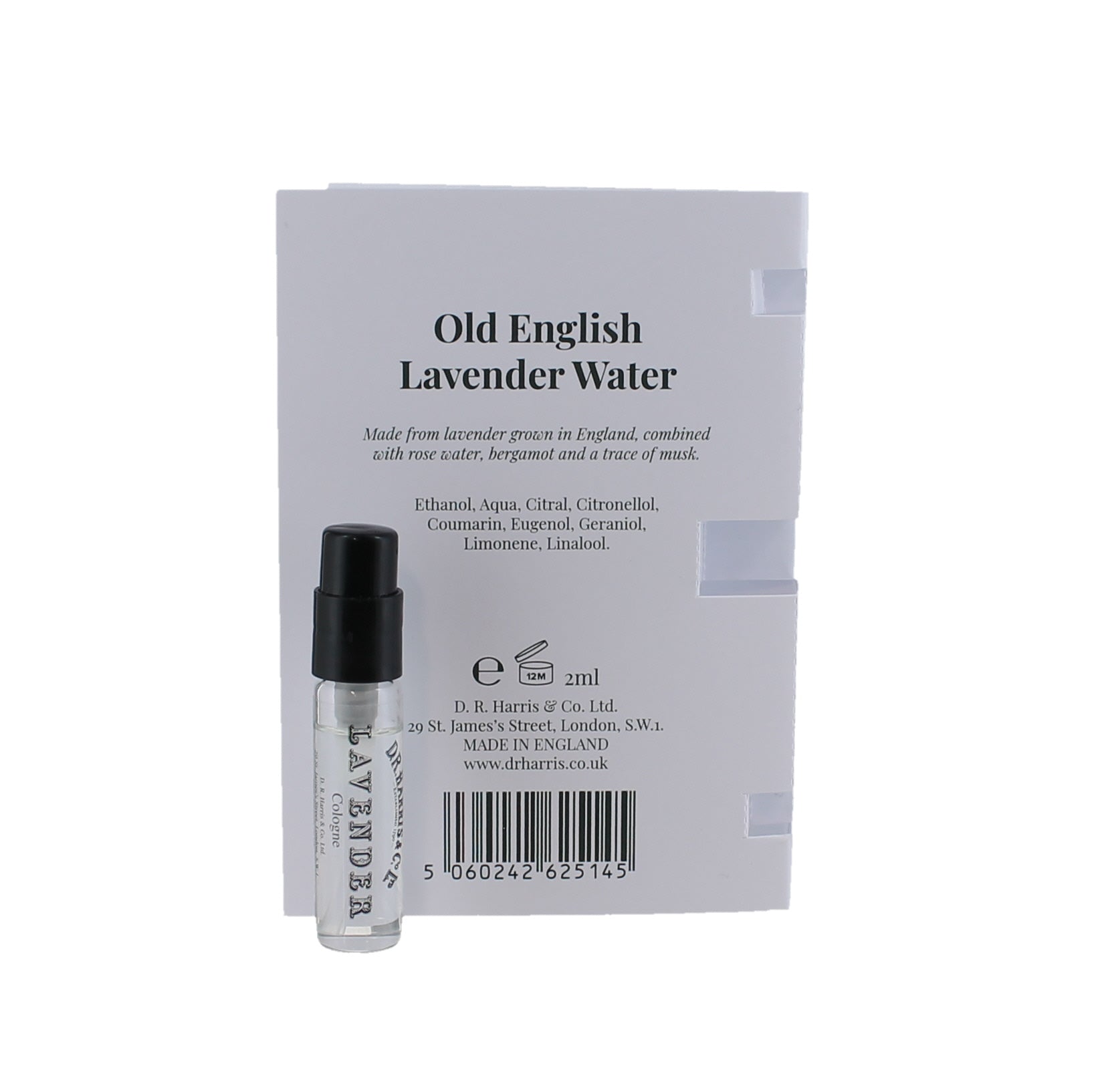 D.R. Harris Lavender Water 2ml Spray