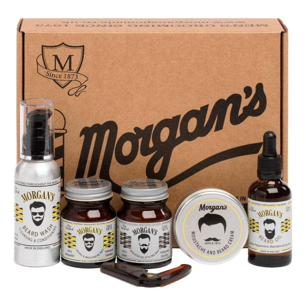 Morgan's Moustache and Beard Grooming Gift Set - Cyril R. Salter | Trade Suppliers of Gentlemen's Grooming Products