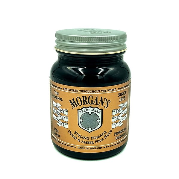Morgan’s Oudh and Amber Strong Hold Pomade 100g