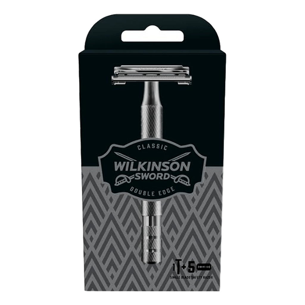 Wilkinson Sword Premium Classic Razor + 5 Blades - Cyril R. Salter | Trade Suppliers of Gentlemen's Grooming Products