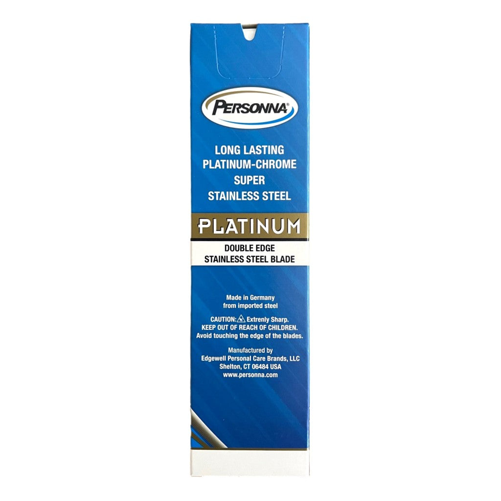 Personna Platinum-Chrome Super Stainless Double Edge Blades Pack of 200