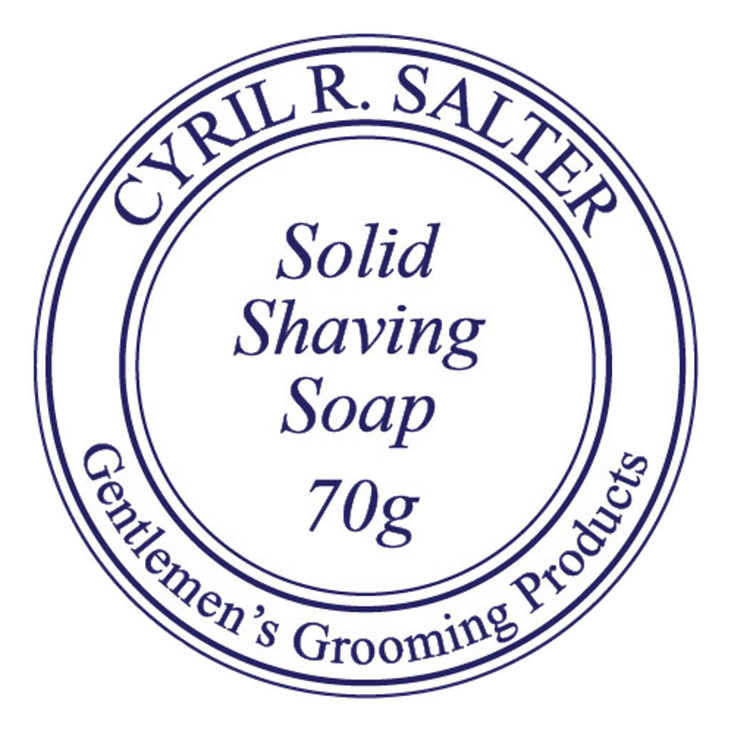 NEW Cyril R. Salter Solid Shaving Soap 70g Refill