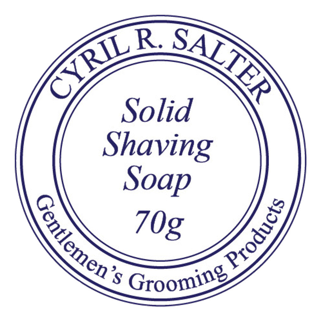 NEW Cyril R. Salter Solid Shaving Soap 70g Refill