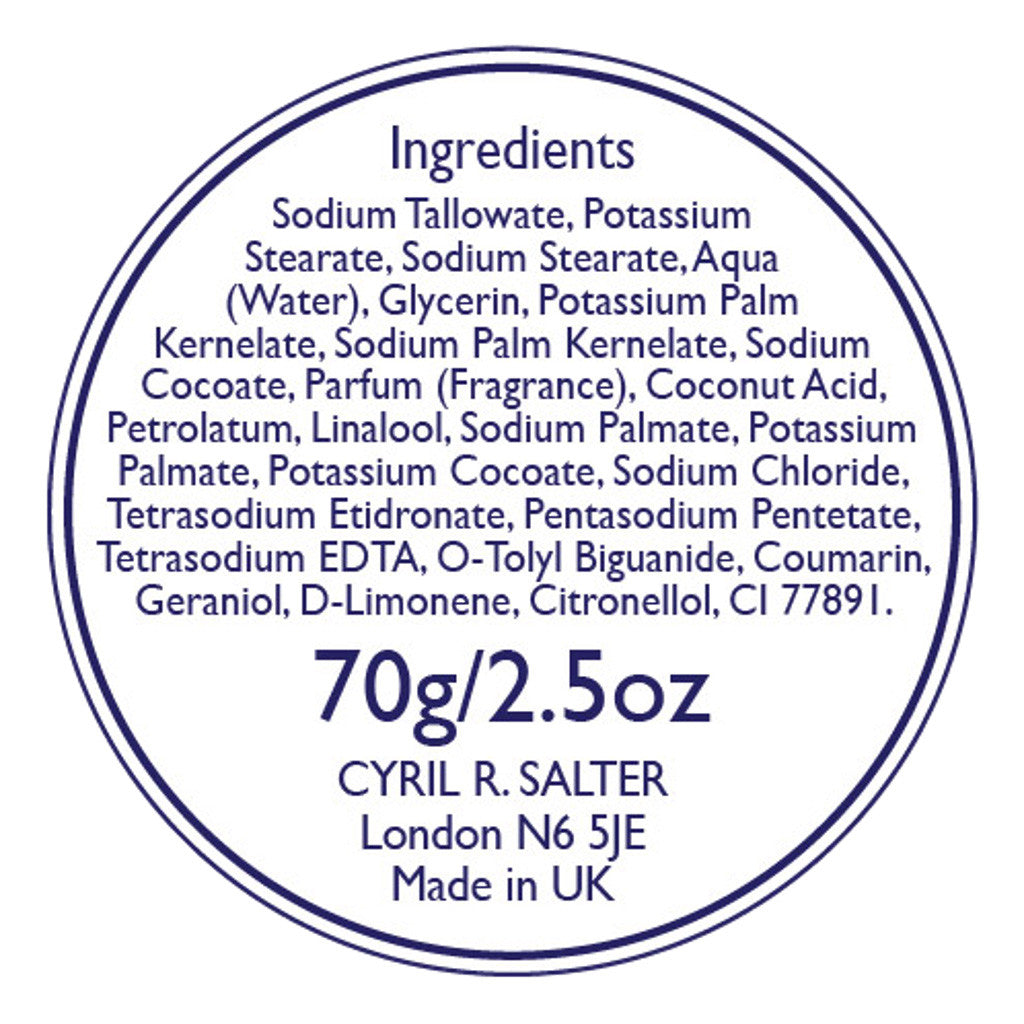 NEW Cyril R. Salter Solid Shaving Soap 70g Refill