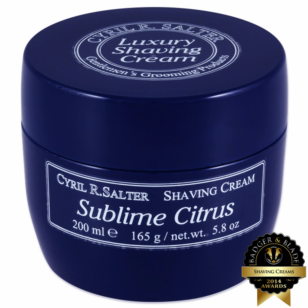 Cyril R. Salter Sublime Citrus Shaving Cream 165g