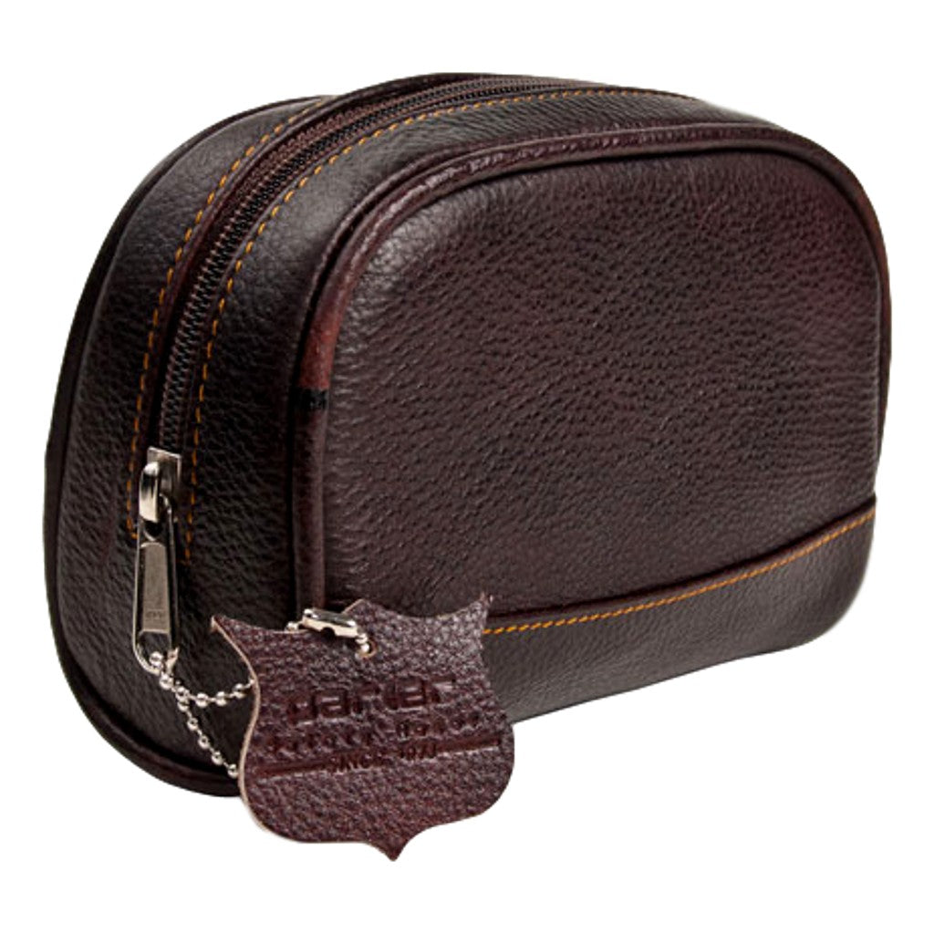 Parker Leather Dopp Kit Small TBSM - Cyril R. Salter | Trade Suppliers of Gentlemen's Grooming Products