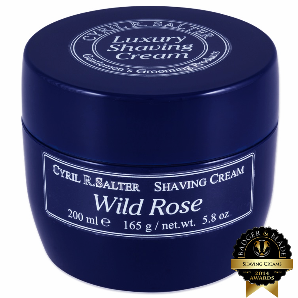 Cyril R. Salter Wild Rose Shaving Cream 165g