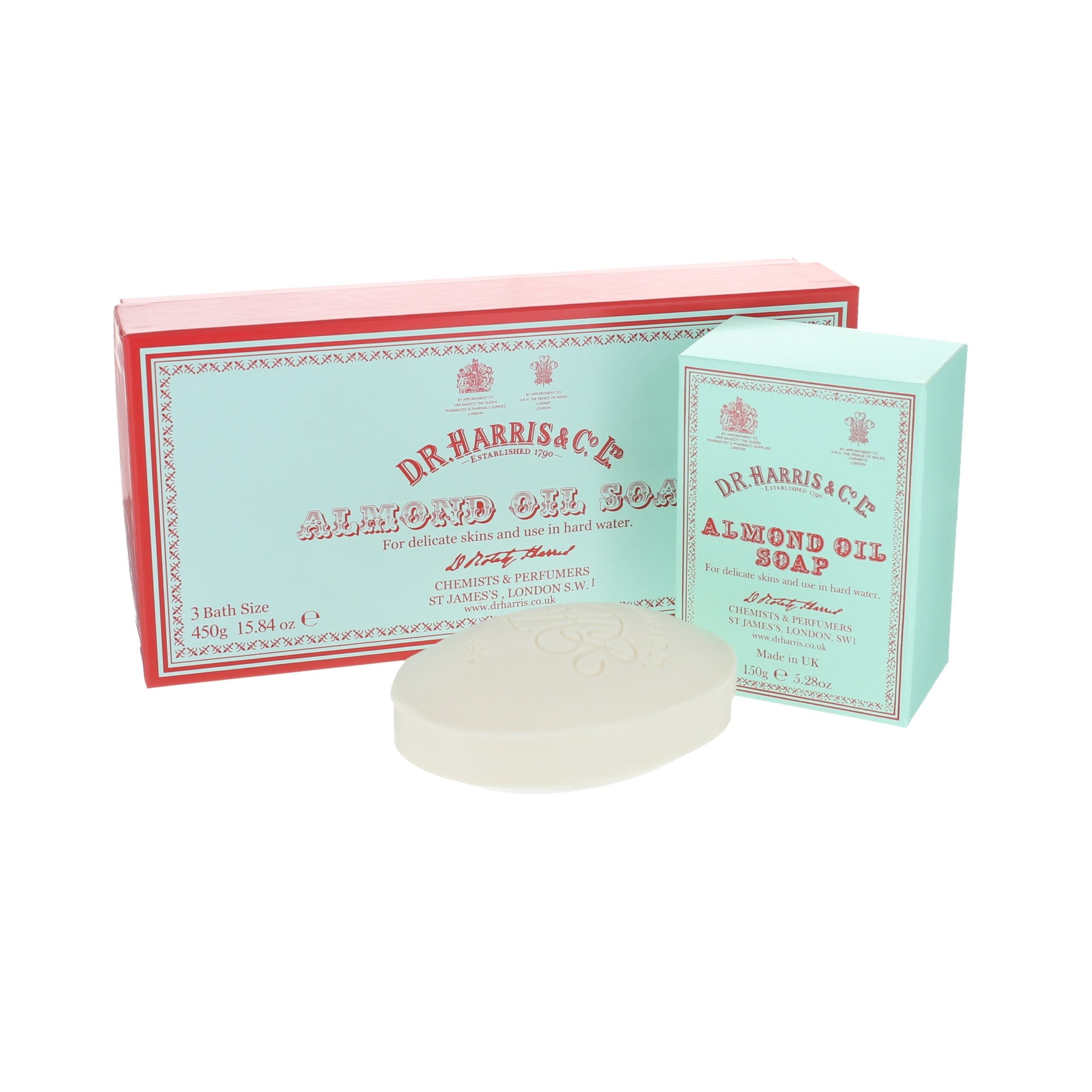 D.R. Harris Almond Oil Bath Soap 12 x 150g Pack