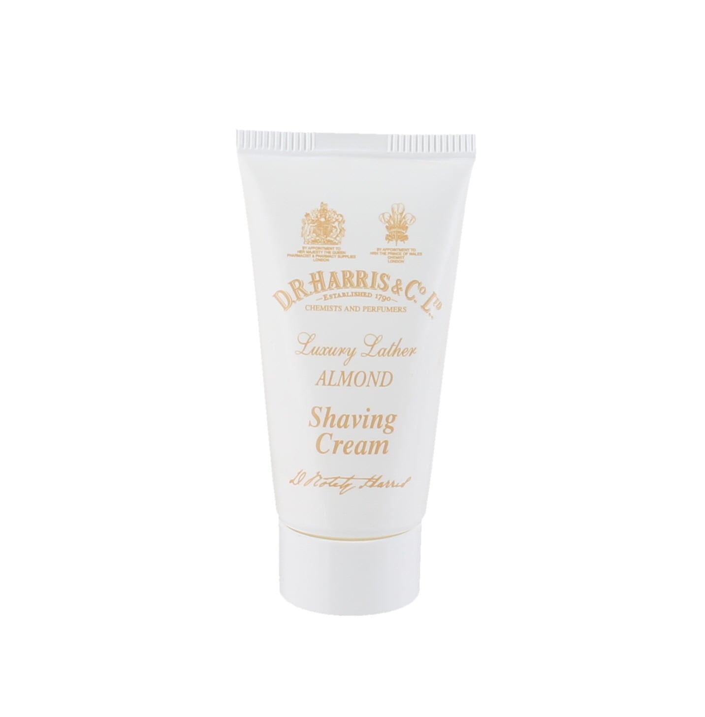 D.R. Harris Almond Trial Size Shaving Cream Tube