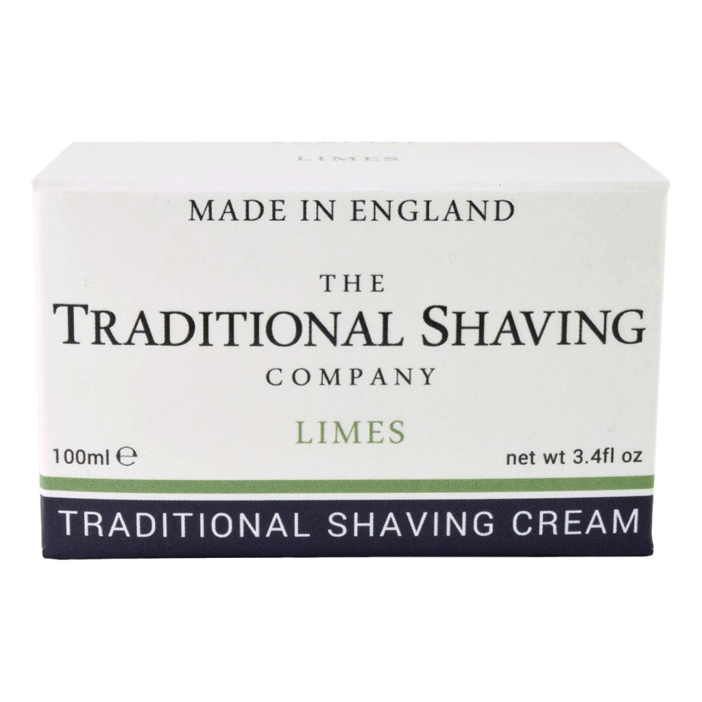 The Traditional Shaving Company Limes Shaving Cream 100ml - Cyril R. Salter | Trade Suppliers of Gentlemen's Grooming Products