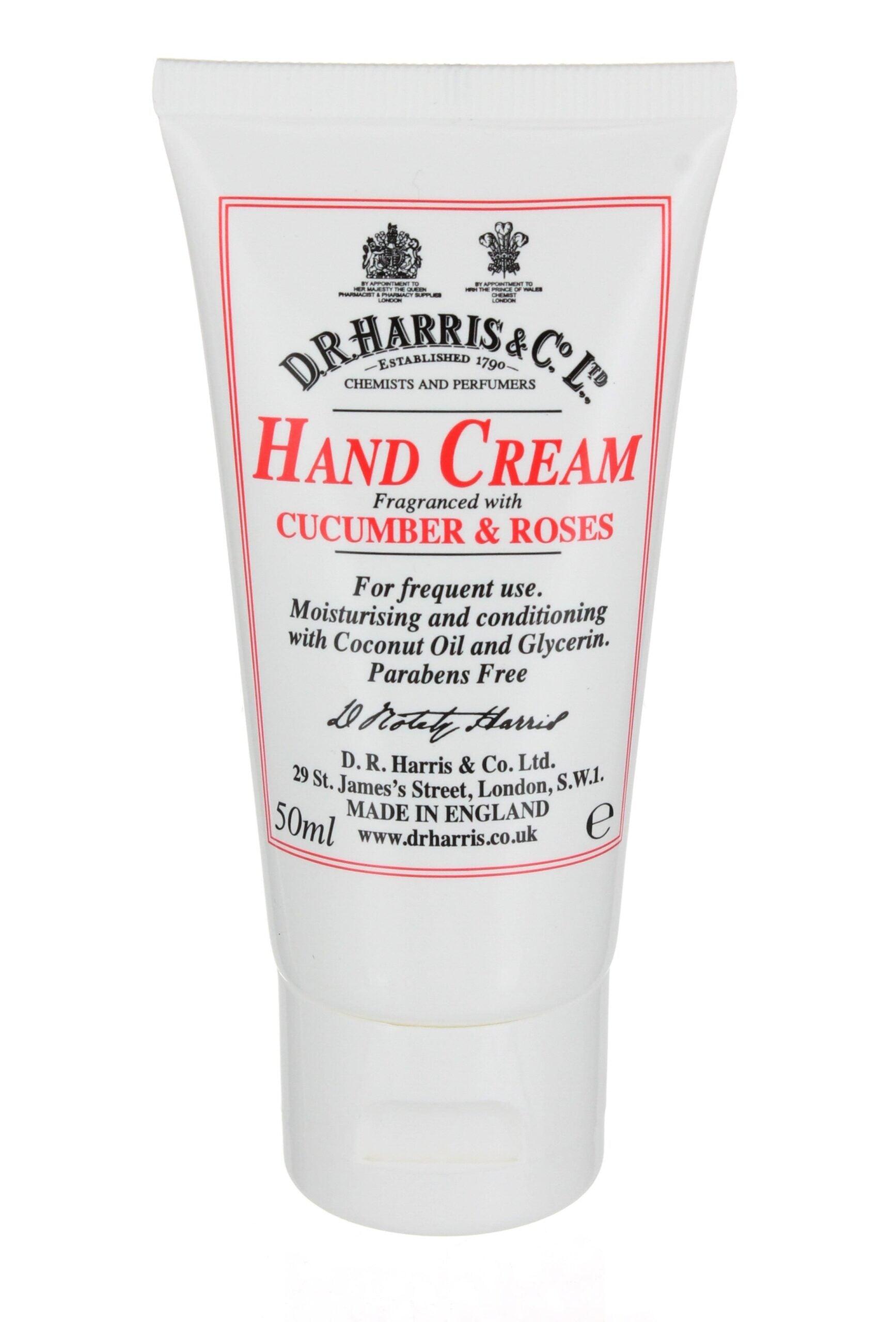 D.R. Harris Cucumber and Roses Hand Cream