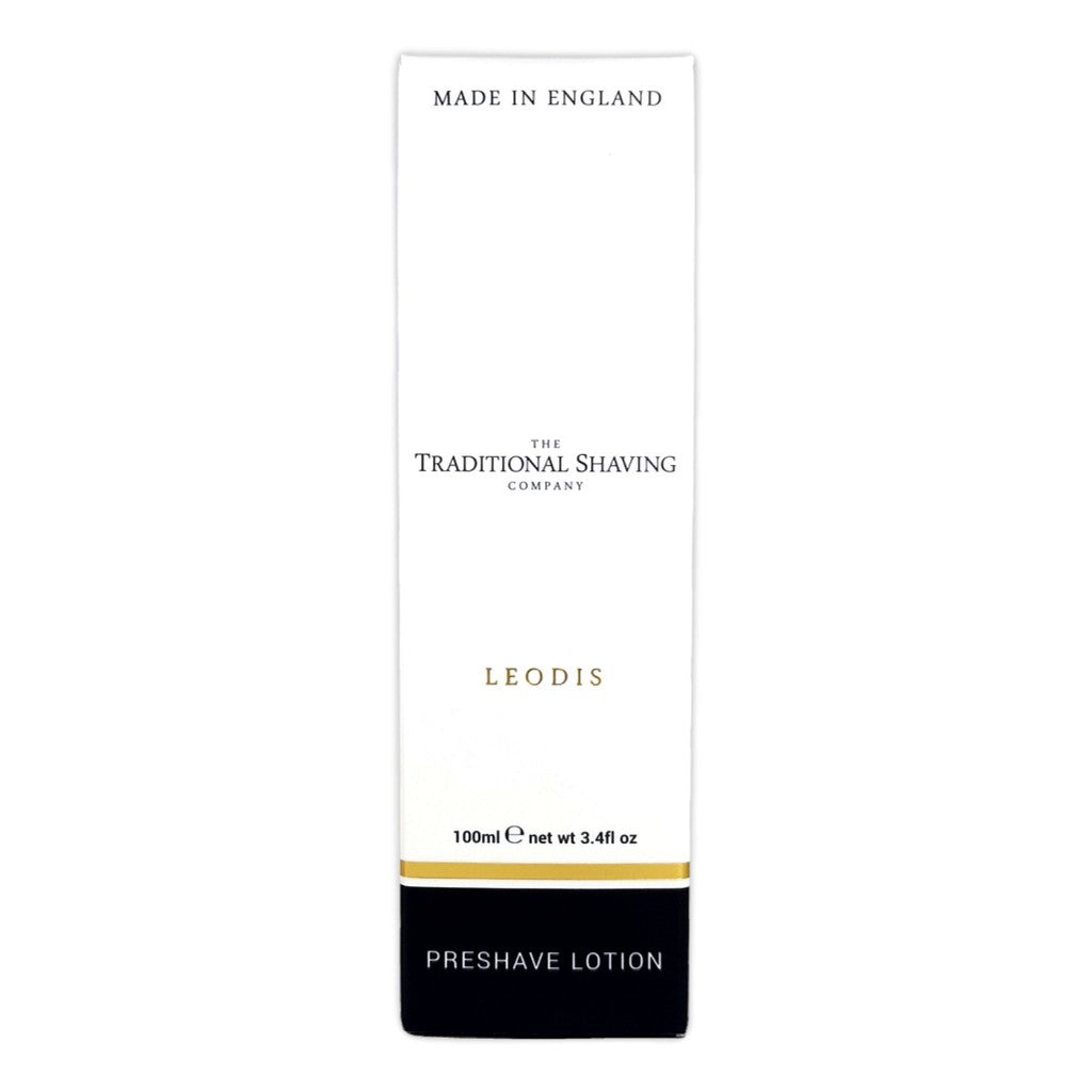 The Traditional Shaving Company Leodis Pre-Shave lotion 100ml - Cyril R. Salter | Trade Suppliers of Gentlemen's Grooming Products