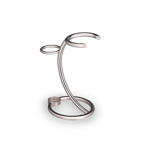 Morgan's Stainess Steel Razor and Brush Stand