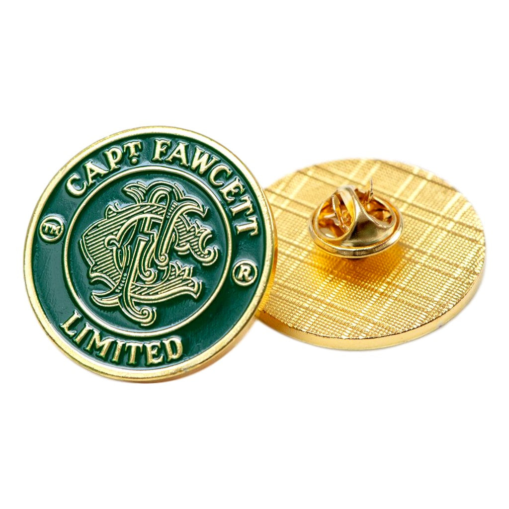 Captain Fawcett's Stove Enamel Badge
