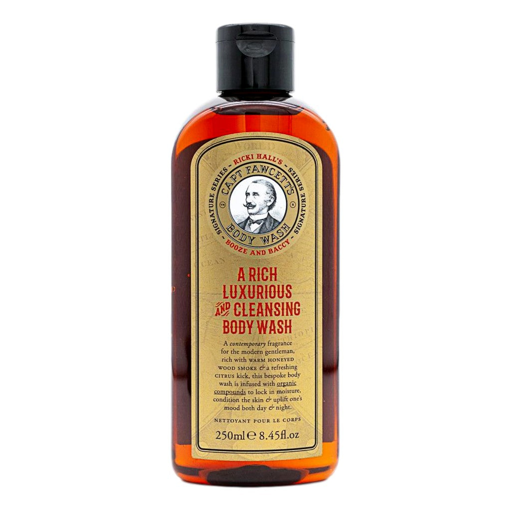 Captain Fawcett's Ricki Hall Booze & Baccy Body Wash 250ml