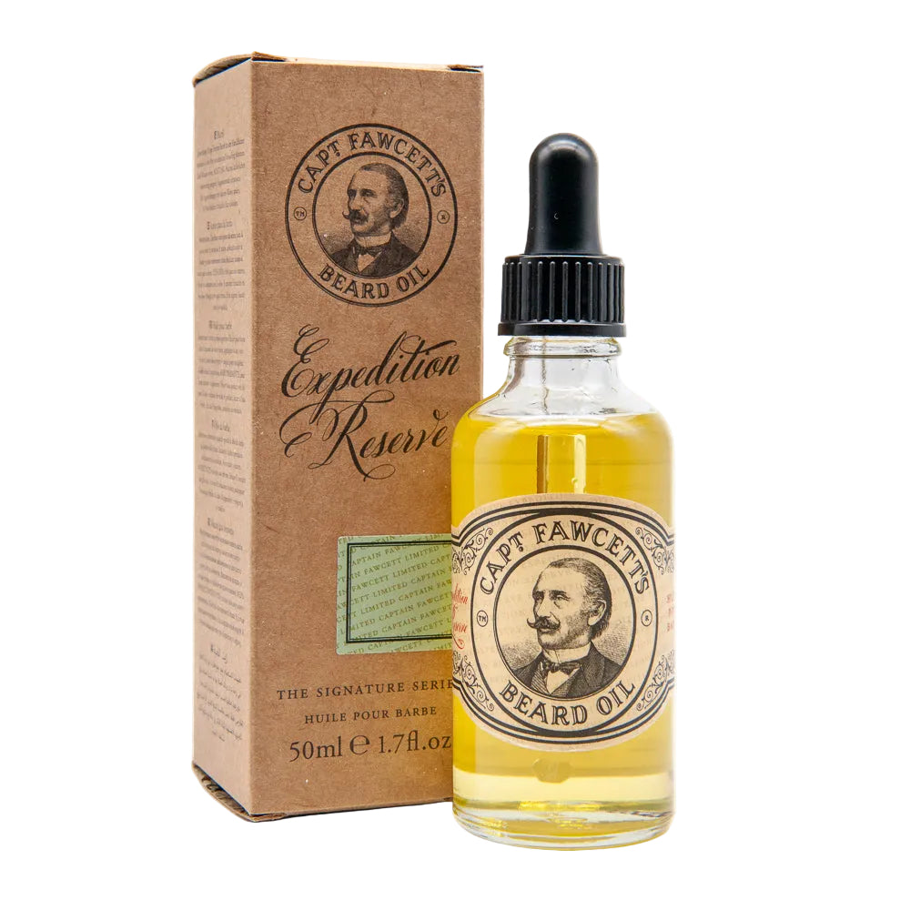 Captain Fawcett's Expedition Reserve Beard Oil 10ml Travel Sized